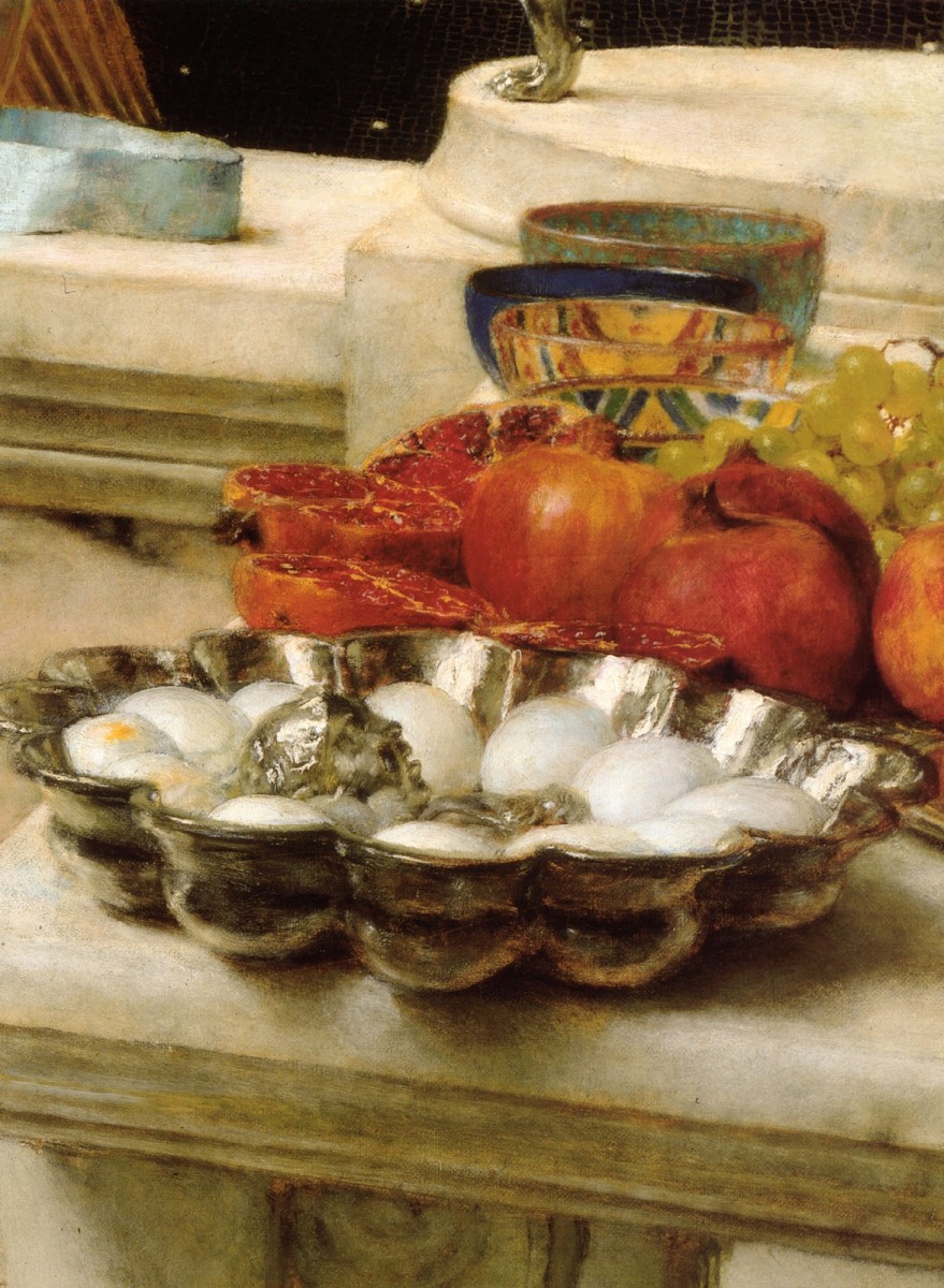 Sir Lawrence Alma-Tadema - Preparation dans le Colisee [detail].jpg